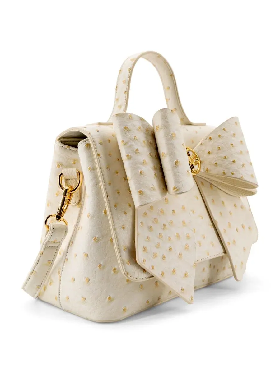 Сумка через плечо Lisette Bow Small Crossbody Handbag LIKE DREAMS — изображение 3 из 6, белый