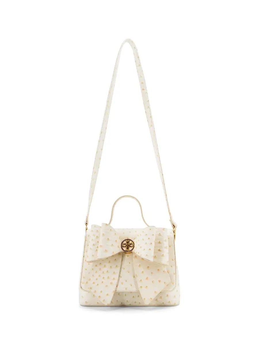 Сумка через плечо Lisette Bow Small Crossbody Handbag LIKE DREAMS — изображение 6 из 6, белый