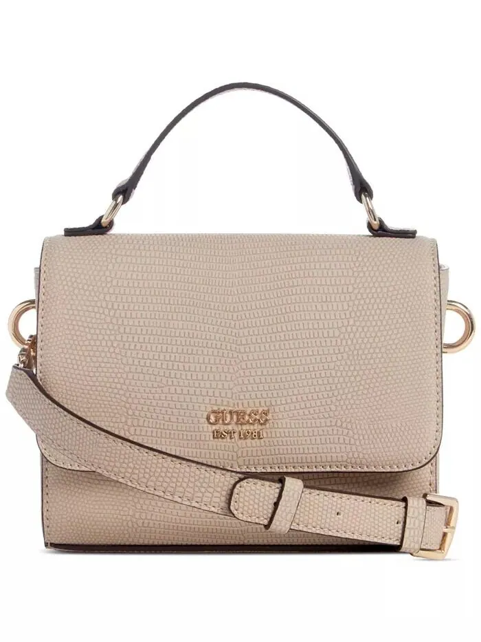 Сумка Guess Lyndi через плечо с верхней ручкой — изображение 1 из 5, черный