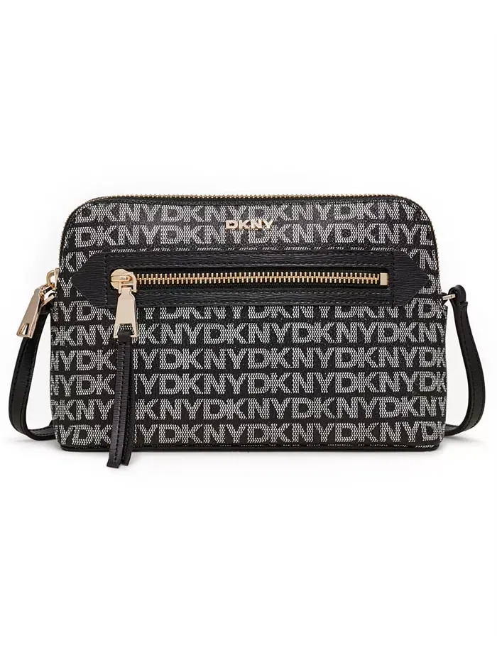 Сумка-через плечо с небольшим логотипом Bryant Ave, застежкой-молнией и куполом DKNY