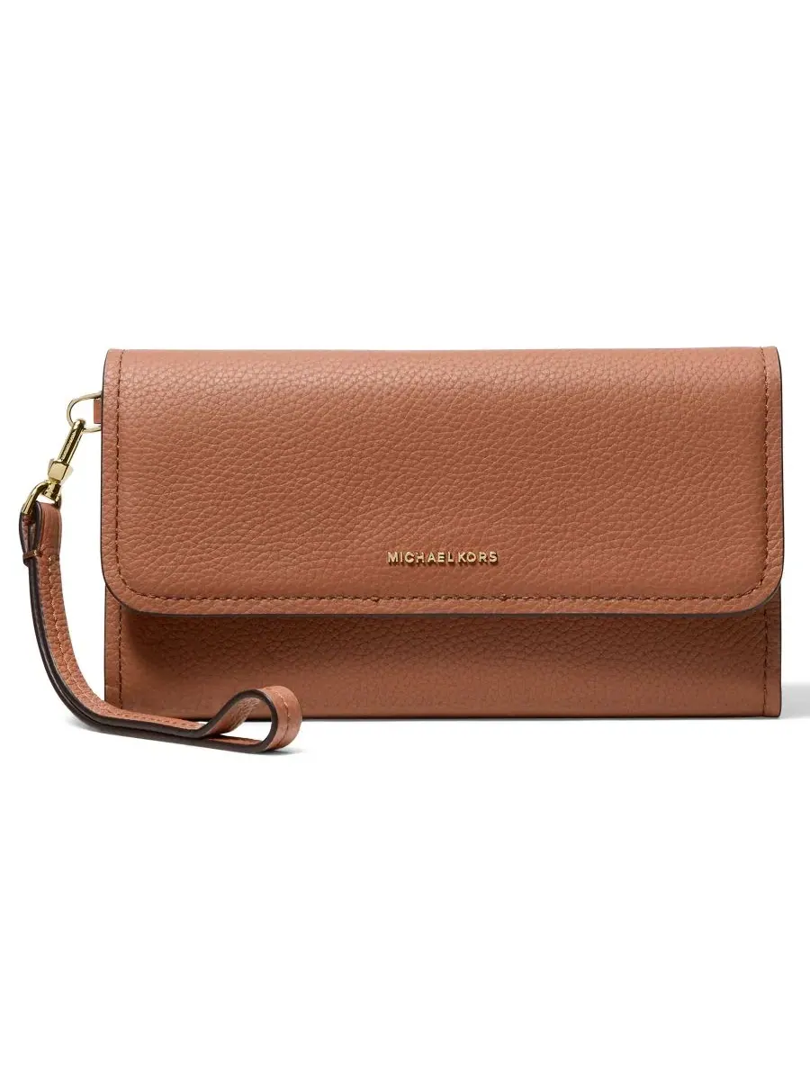 Сумка женская средняя клатч кожа (100% кожа) Michael Kors Jet Set Flap — изображение 1 из 3, коричневый