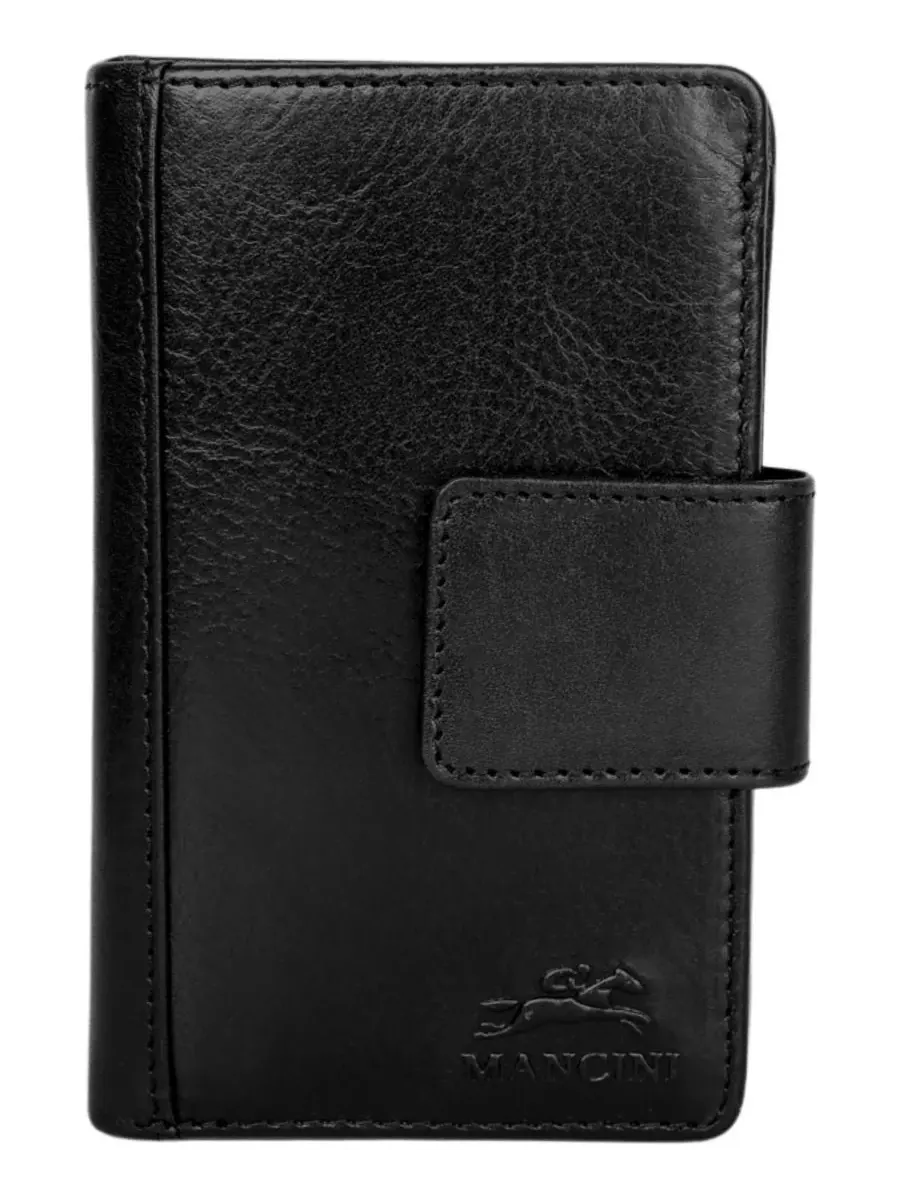 Кошелек Pelle D'oro RFID Secure Snap Trifold Wallet Mancini — изображение 1 из 6, черный
