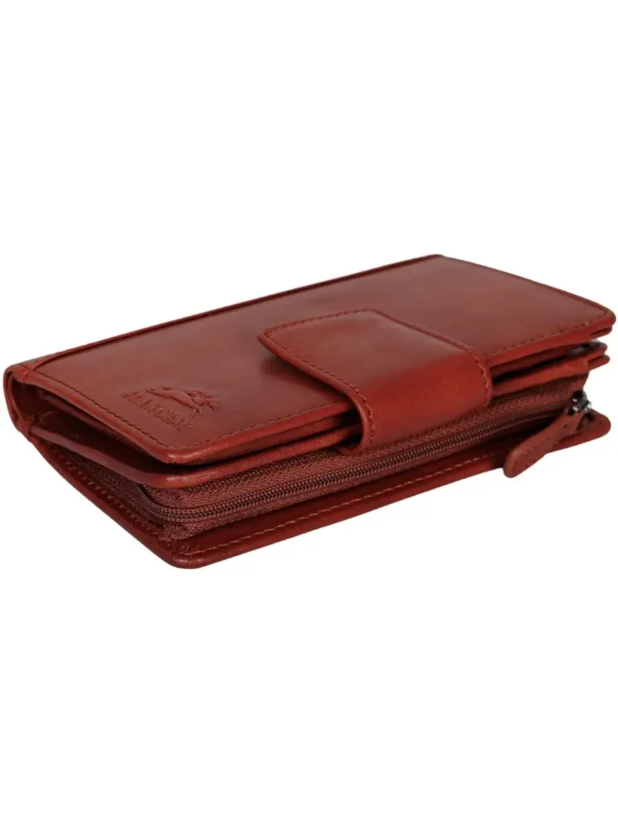 Кошелек Pelle D'oro RFID Secure Snap Trifold Wallet Mancini — изображение 5 из 6, верблюжий