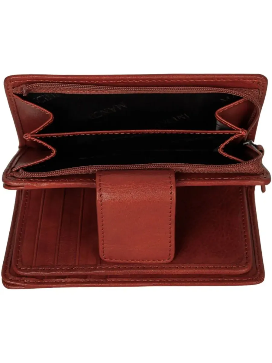 Кошелек Pelle D'oro RFID Secure Snap Trifold Wallet Mancini — изображение 6 из 6, верблюжий