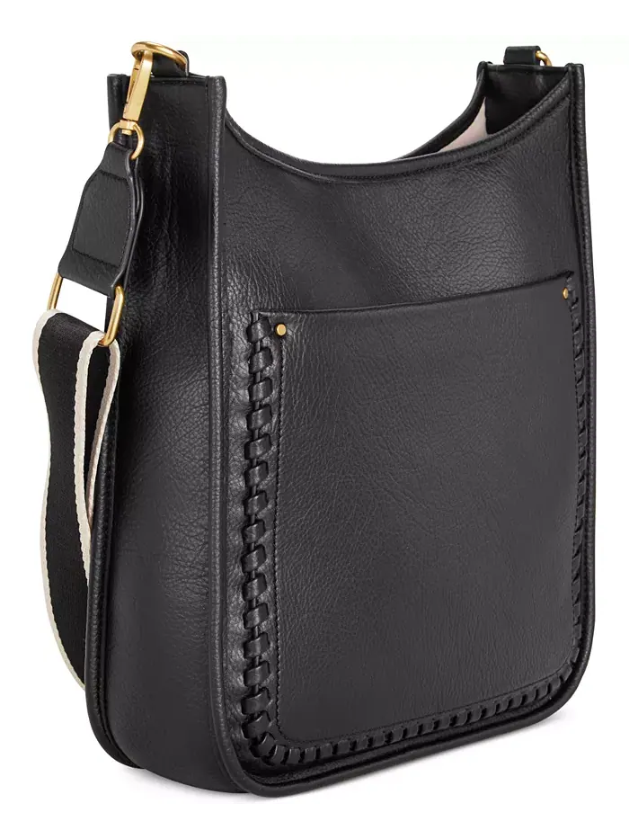 Средняя сумка-кроссбоди с декоративной строчкой Whipstitch Style & Co — изображение 6 из 7, черный