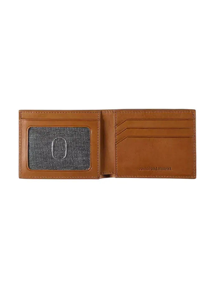 Мужской бумажник Rhodes Billfold Johnston & Murphy — изображение 3 из 3, бежевый