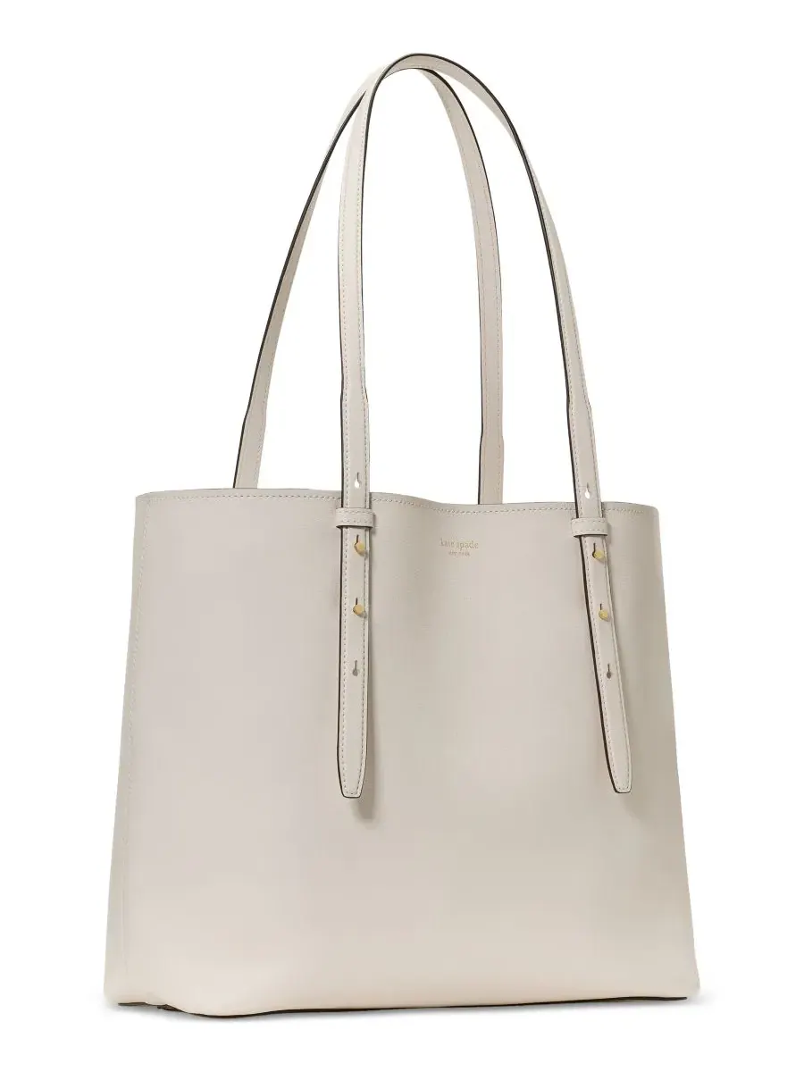 Большая кожаная сумка-тоут Do it all Kate Spade New York — изображение 4 из 5, бежевый