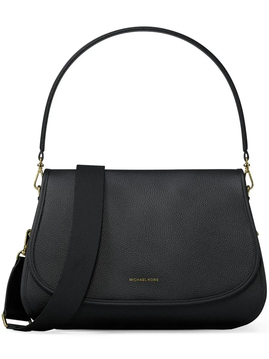 Сумка женская средняя кросс-боди корпус: 100% кожа Michael Kors Convertible Messenger — изображение 1 из 5, черный