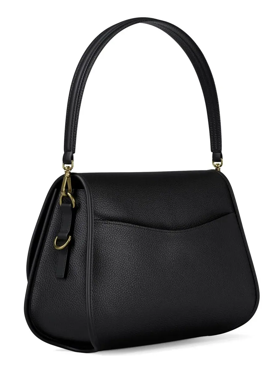Сумка женская средняя кросс-боди корпус: 100% кожа Michael Kors Convertible Messenger — изображение 4 из 5, черный