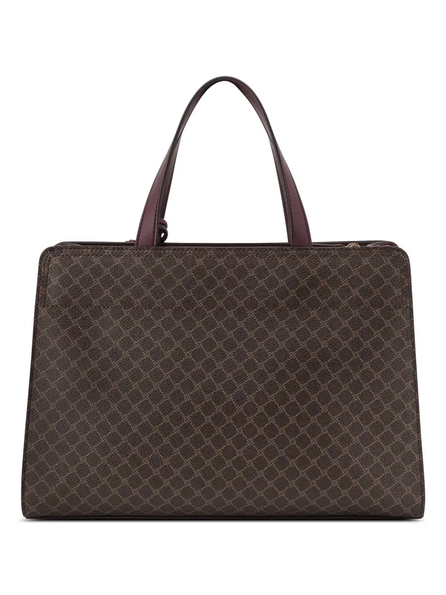 Сумка-шопер средняя Khora Medium Shopper Nine West — изображение 2 из 4, темный коричневый