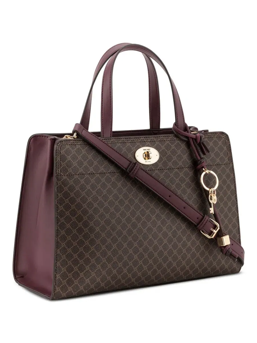 Сумка-шопер средняя Khora Medium Shopper Nine West — изображение 3 из 4, темный коричневый