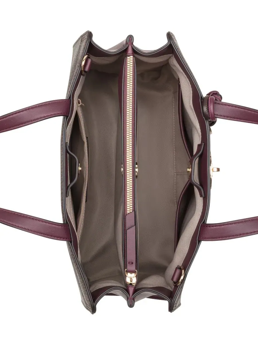 Сумка-шопер средняя Khora Medium Shopper Nine West — изображение 4 из 4, темный коричневый