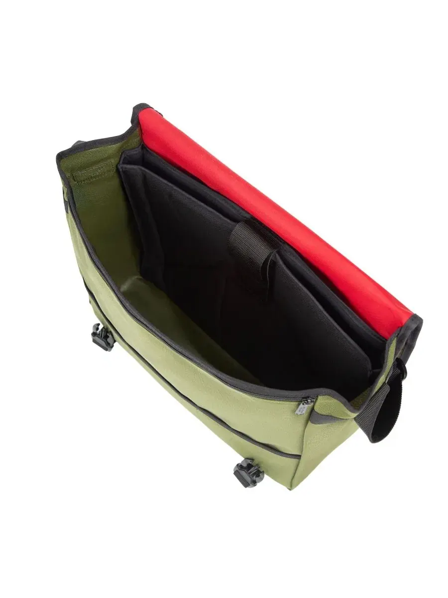 Большая сумка-мессенджер для компьютера DJ Deluxe Manhattan Portage — изображение 3 из 4, оливковый