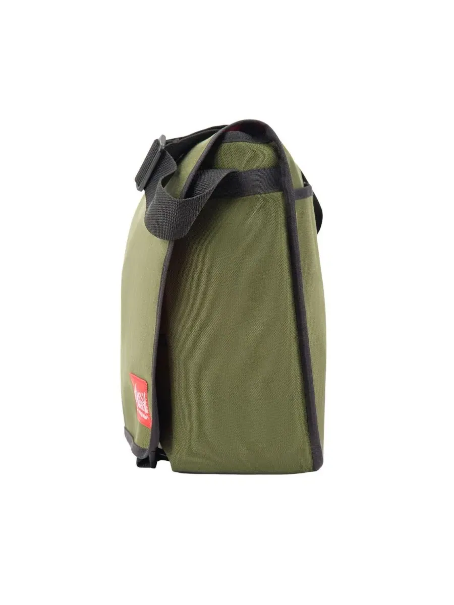 Большая сумка-мессенджер для компьютера DJ Deluxe Manhattan Portage — изображение 4 из 4, оливковый