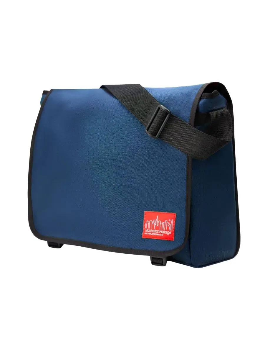 Большая сумка-мессенджер для компьютера DJ Deluxe Manhattan Portage — изображение 2 из 4, темно-синий