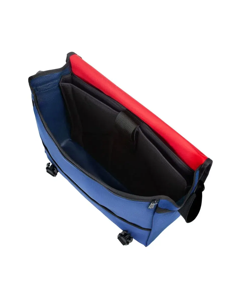 Большая сумка-мессенджер для компьютера DJ Deluxe Manhattan Portage — изображение 3 из 4, темно-синий