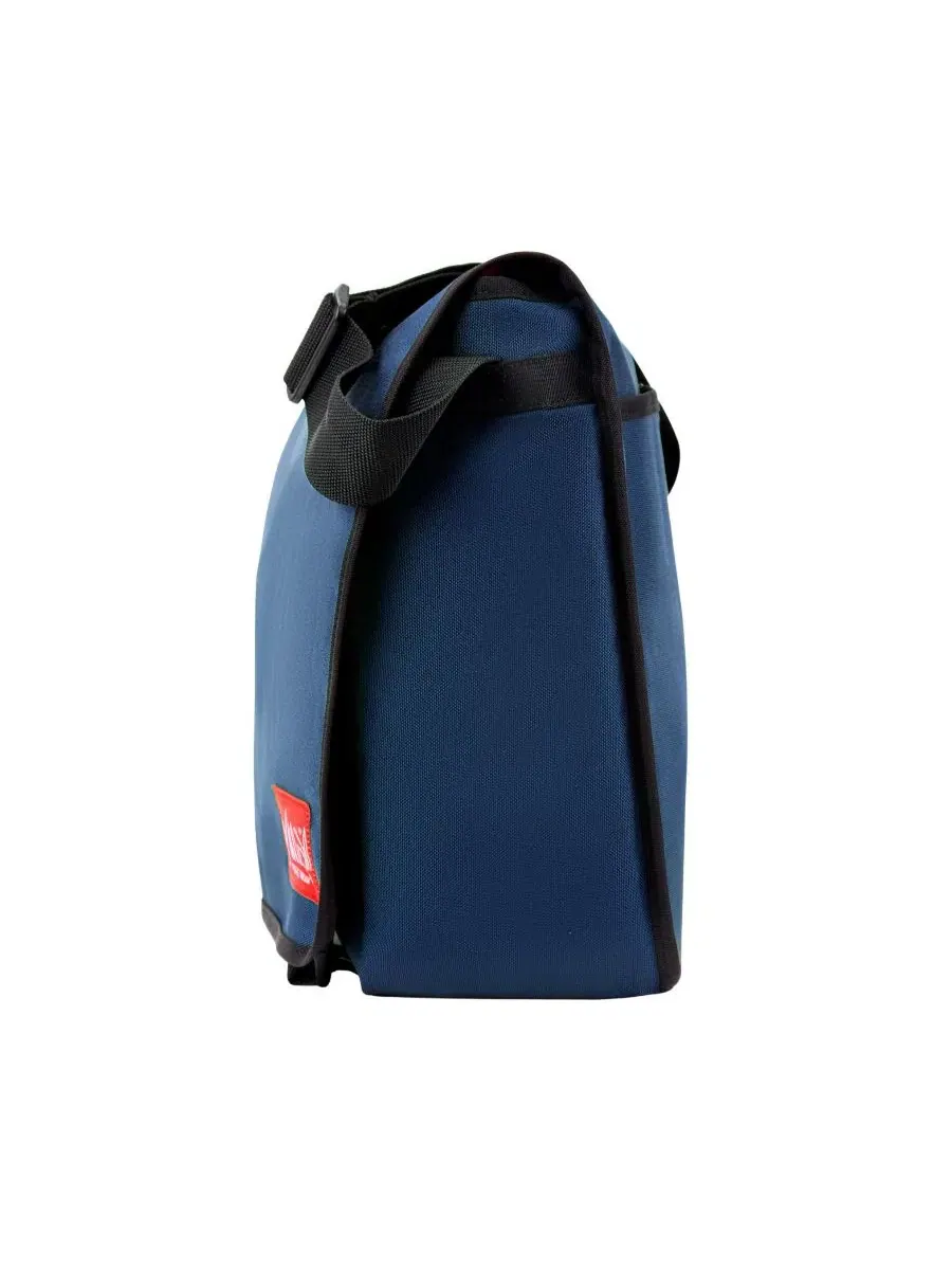 Большая сумка-мессенджер для компьютера DJ Deluxe Manhattan Portage — изображение 4 из 4, темно-синий