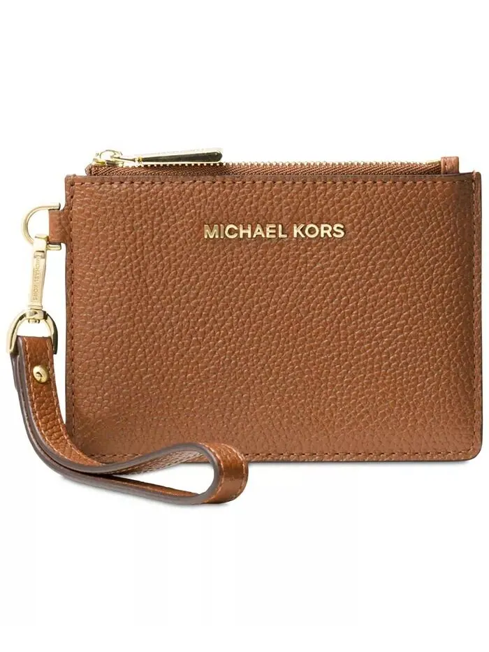 Кожаный кошелек Jet Set Small Coin Michael Kors — изображение 1 из 1, золотистый