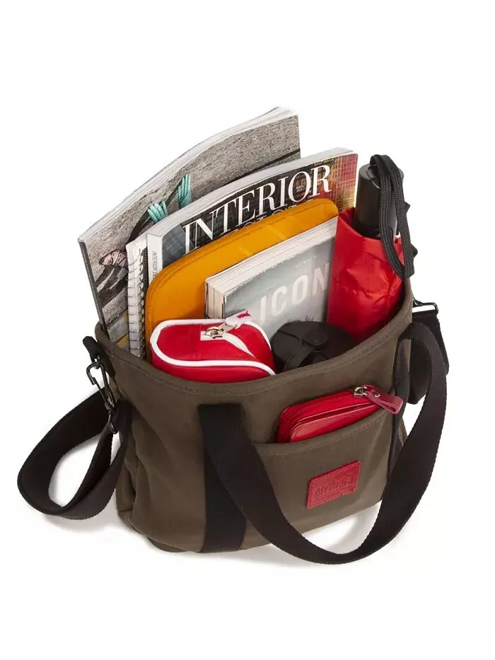 Маленькая сумка Ergo из вощеного нейлона Manhattan Portage — изображение 4 из 6, черный