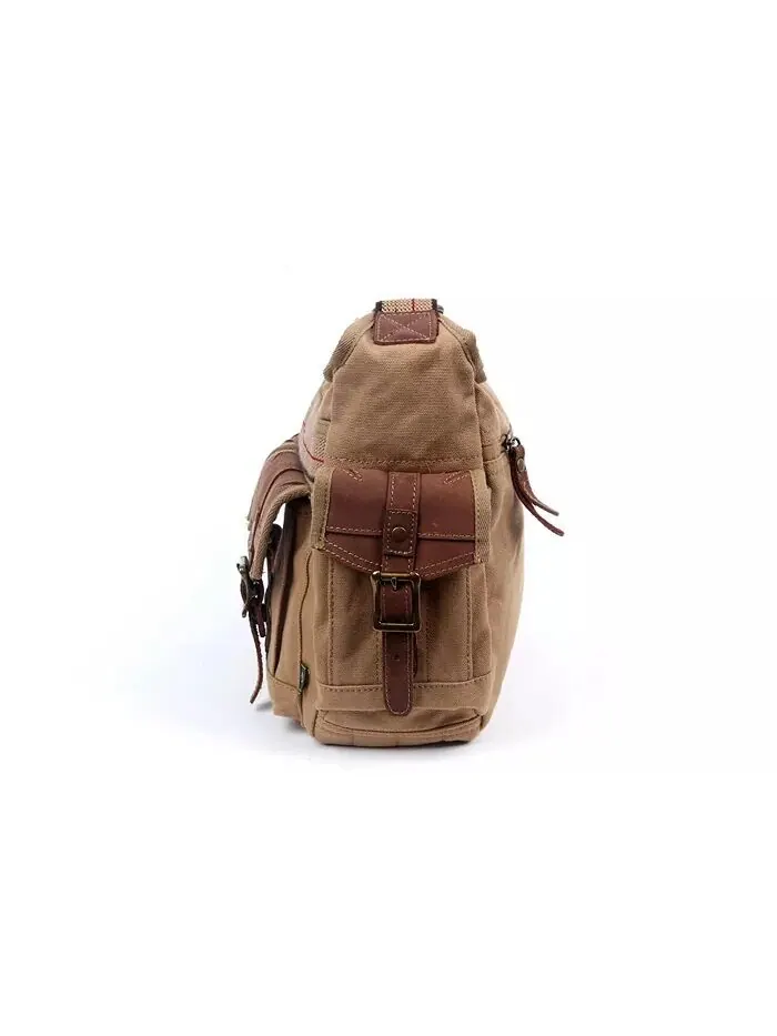 Почтовая сумка Turtle Ridge Canvas TSD BRAND — изображение 2 из 27, верблюжий