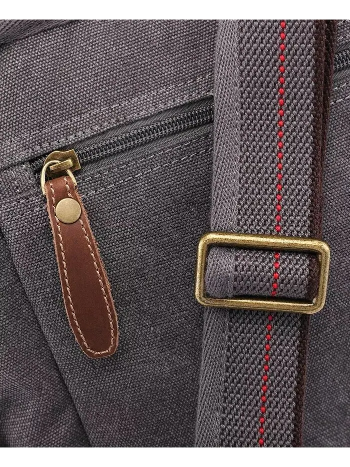 Почтовая сумка Turtle Ridge Canvas TSD BRAND — изображение 16 из 27, верблюжий
