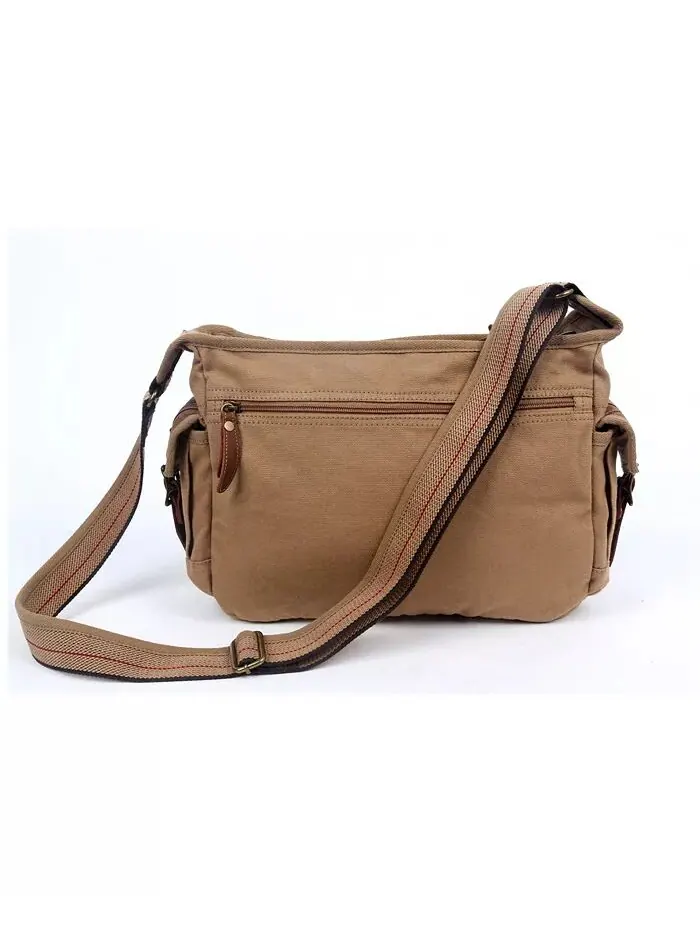 Почтовая сумка Turtle Ridge Canvas TSD BRAND — изображение 3 из 27, верблюжий