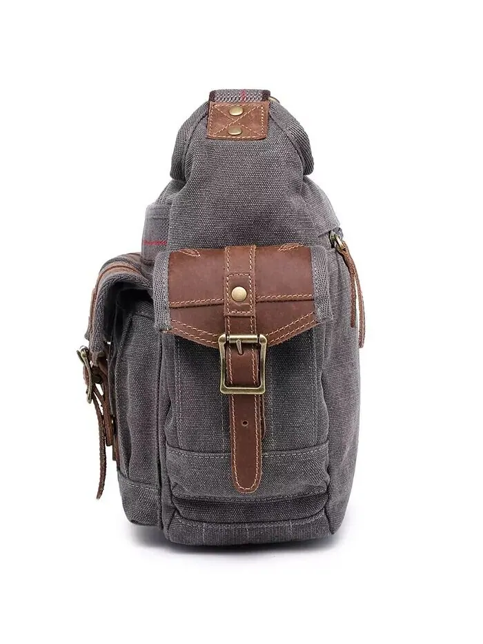 Почтовая сумка Turtle Ridge Canvas TSD BRAND — изображение 10 из 27, верблюжий
