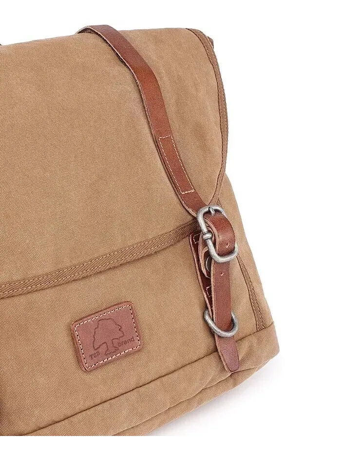 Сумка-мессенджер из лесного холста TSD BRAND — 11