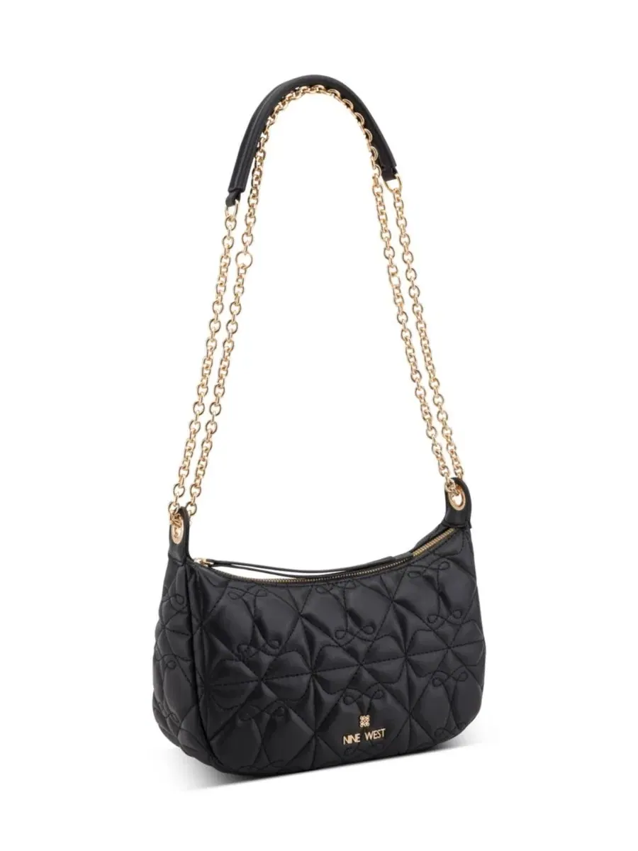 Маленькая сумка через плечо Kiersten Convertible Chain Nine West — изображение 3 из 6, черный