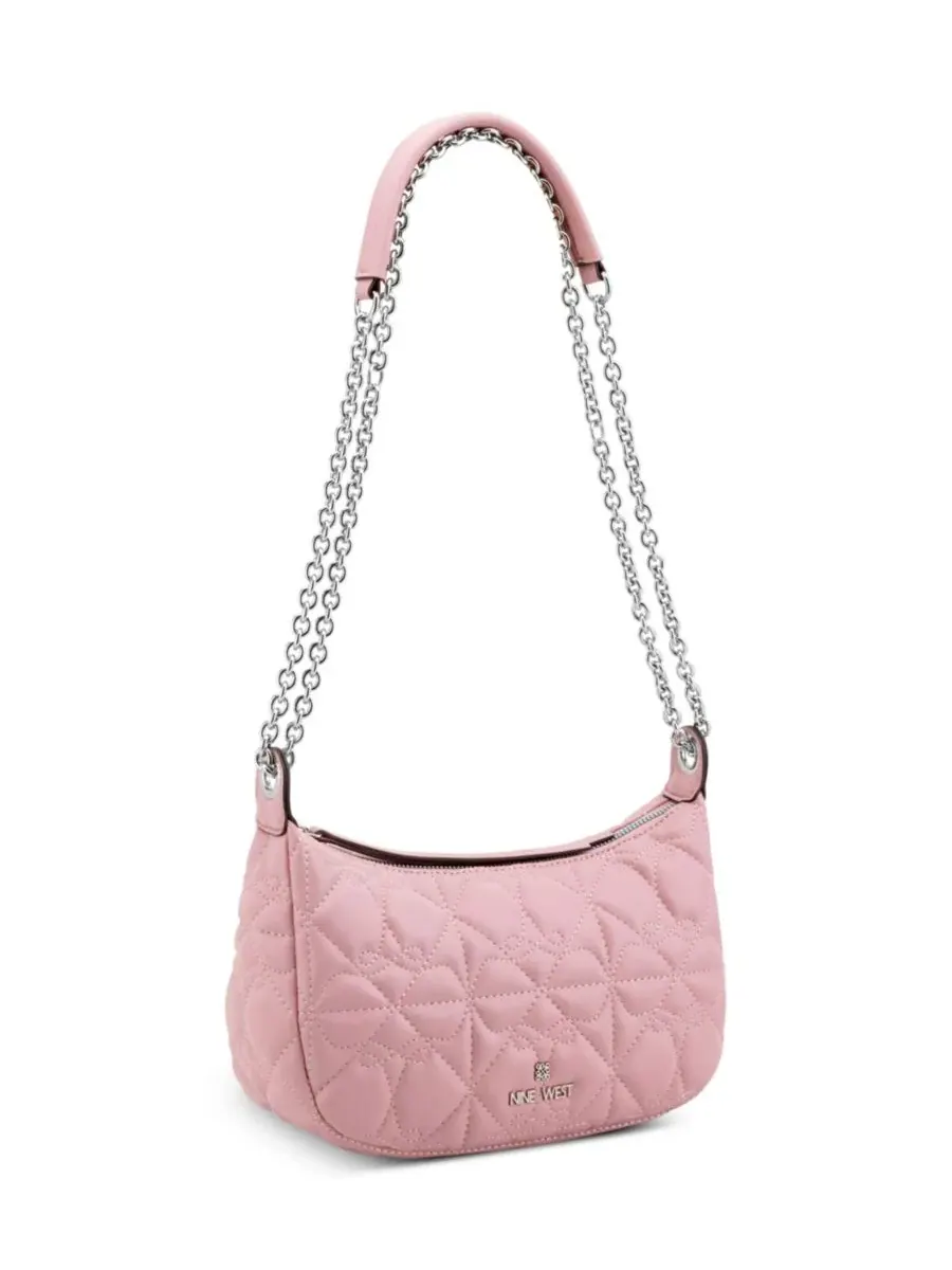 Маленькая сумка через плечо Kiersten Convertible Chain Nine West — изображение 3 из 5, розовый
