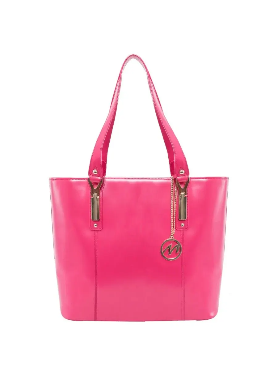 Сумка-тоут Mcklein Savarna Ladies Tote с отделением для планшета — изображение 2 из 9, фуксия