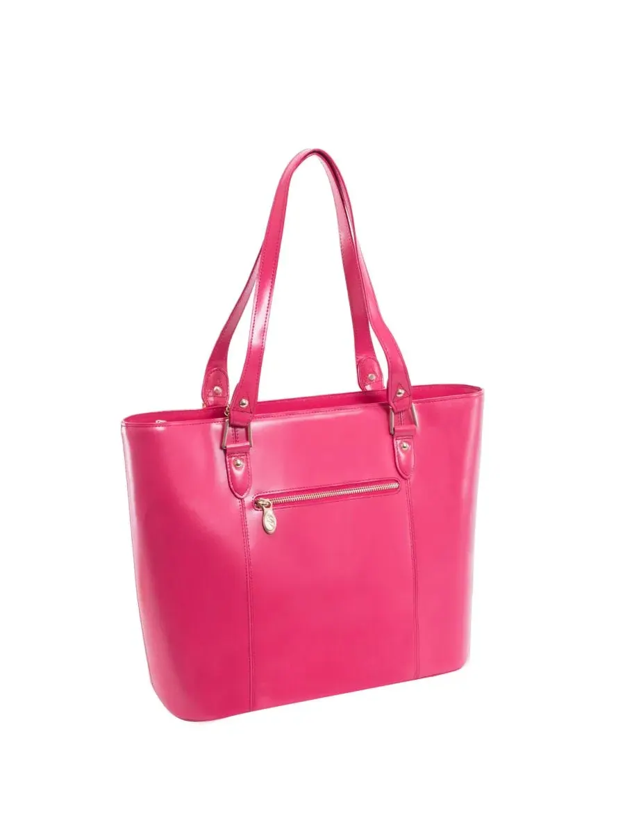 Сумка-тоут Mcklein Savarna Ladies Tote с отделением для планшета — изображение 4 из 9, фуксия