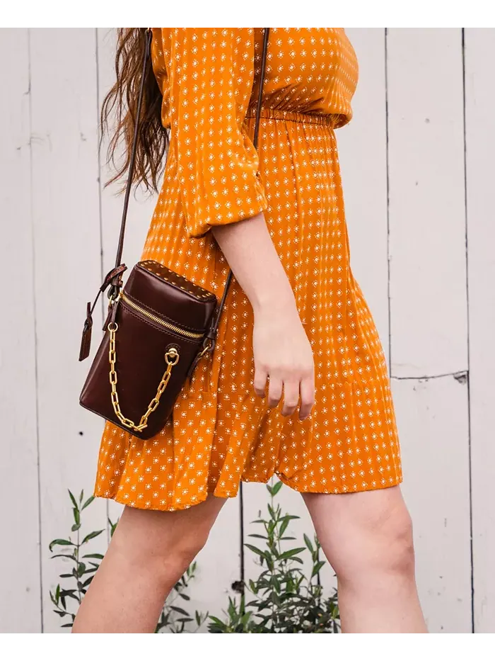 Оранда Слим Кроссбоди OLD TREND — изображение 2 из 12, коричневый