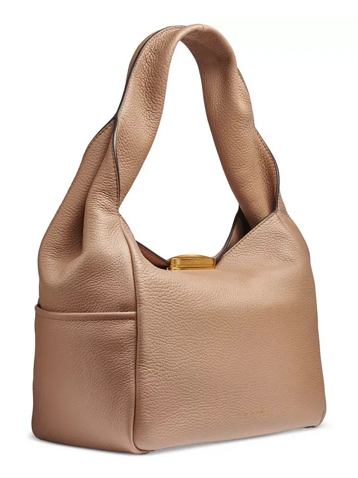Сумка на плечо Donna Karan New York Amagansett из мягкой кожи — изображение 2 из 9, тосты с миндалем