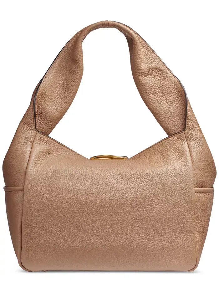 Сумка на плечо Donna Karan New York Amagansett из мягкой кожи — изображение 4 из 9, тосты с миндалем