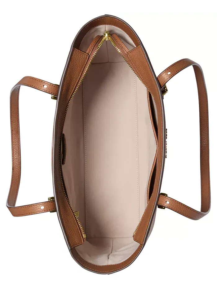 Сумка женская тоут Michael Kors Quinn East West — изображение 3 из 3, коричневый