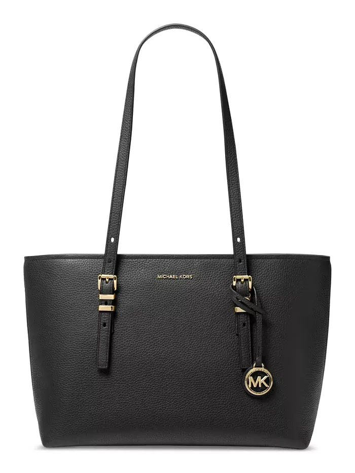 Сумка женская тоут натуральная кожа Michael Kors Quinn East West — изображение 1 из 3, коричневый