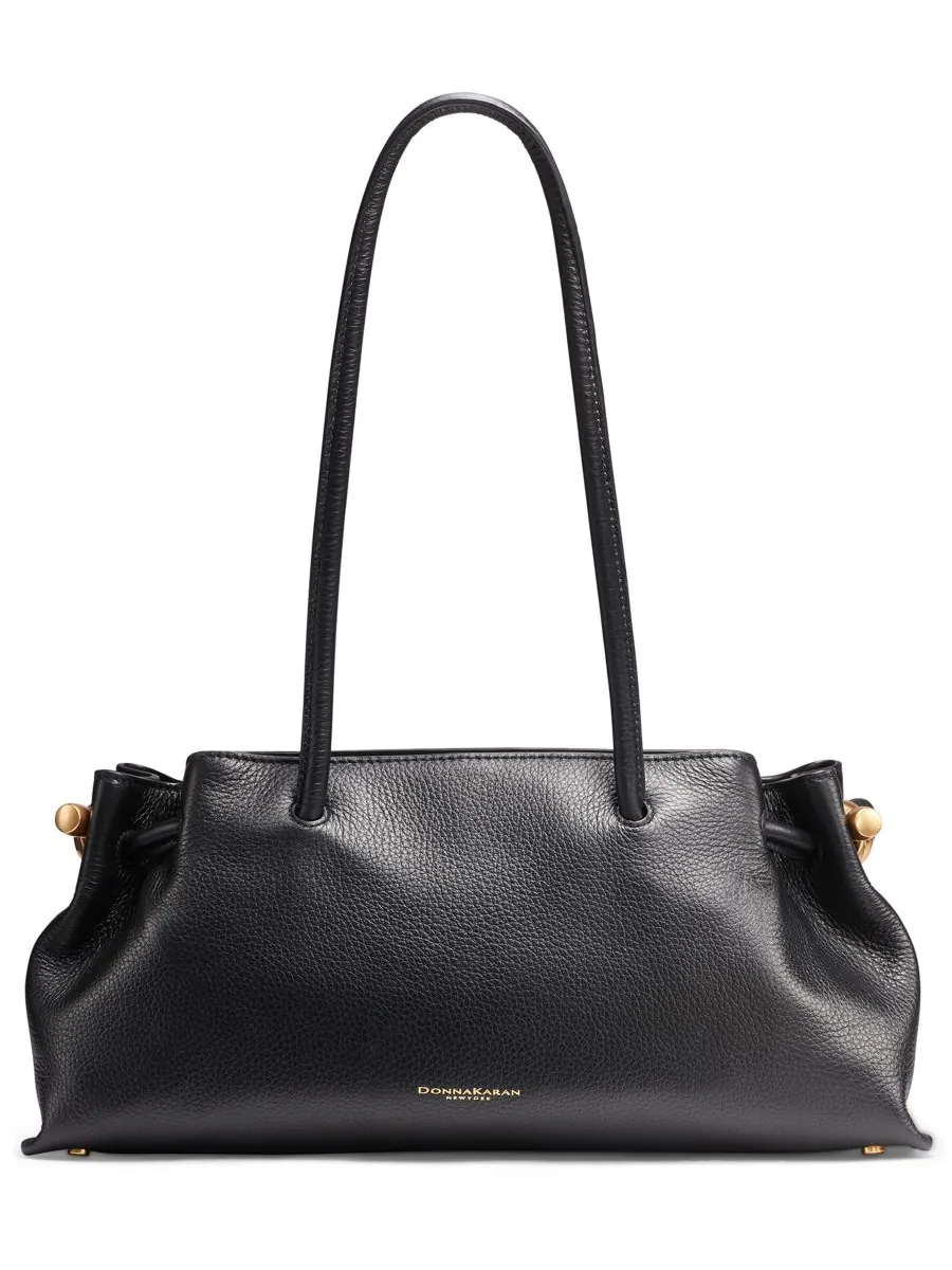 Большая кашемировая сумка-тоут Donna Karan New York — изображение 1 из 7, черный