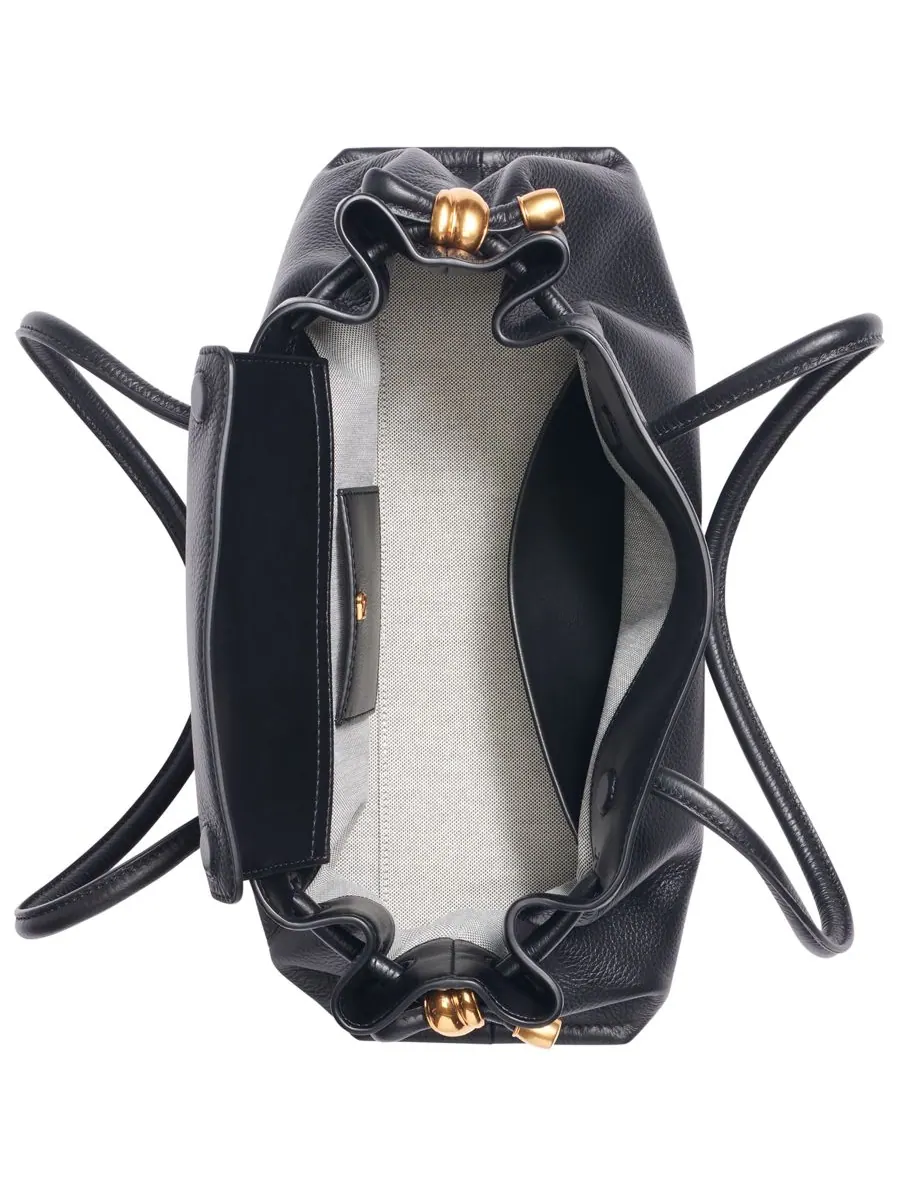 Большая кашемировая сумка-тоут Donna Karan New York — изображение 4 из 7, черный