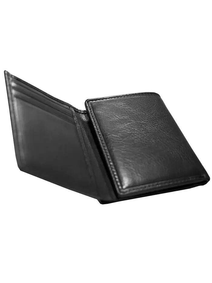 Мужской кошелек Boulder Collection RFID Secure Triflod Mancini — изображение 2 из 3, черный