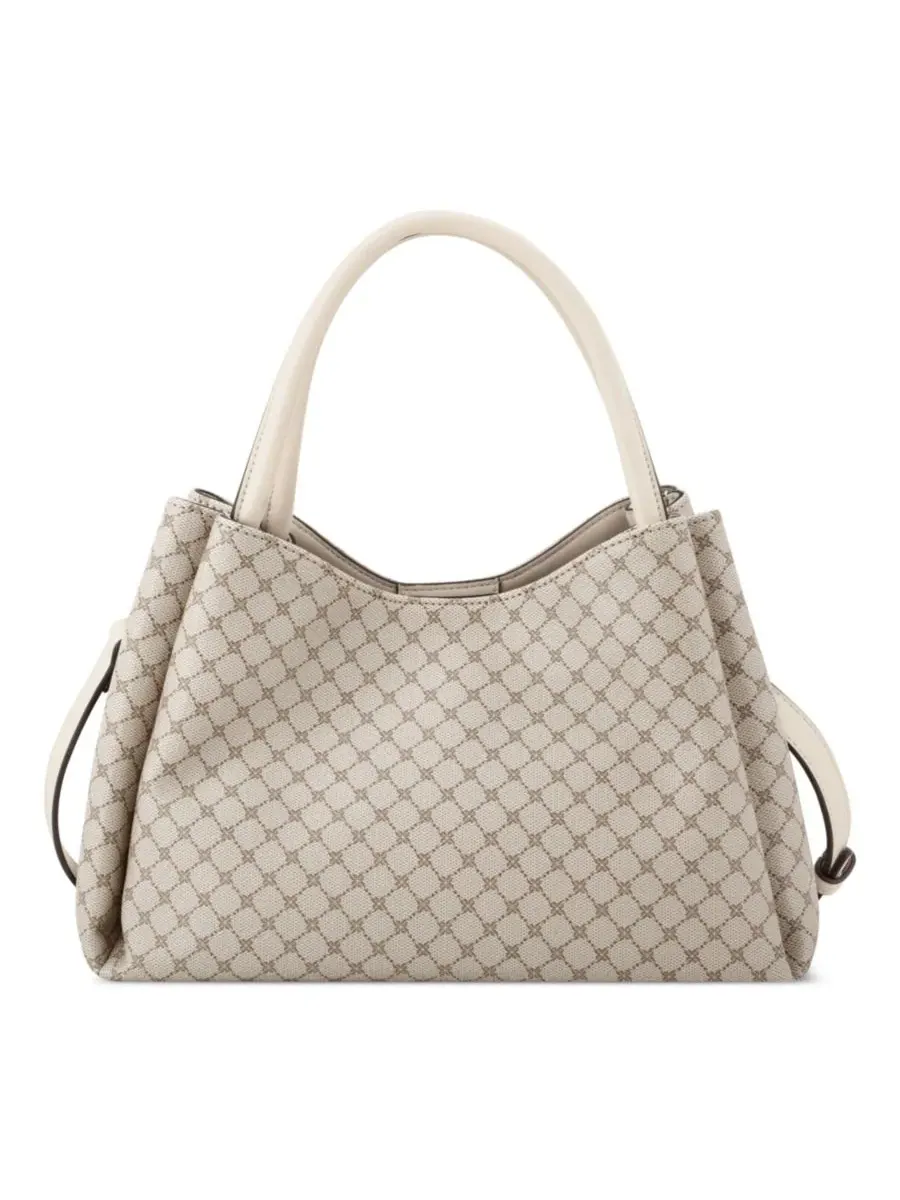 Женская сумка-саквояж Dorsey Nine West, Mushroom Logo Milk — изображение 3 из 9