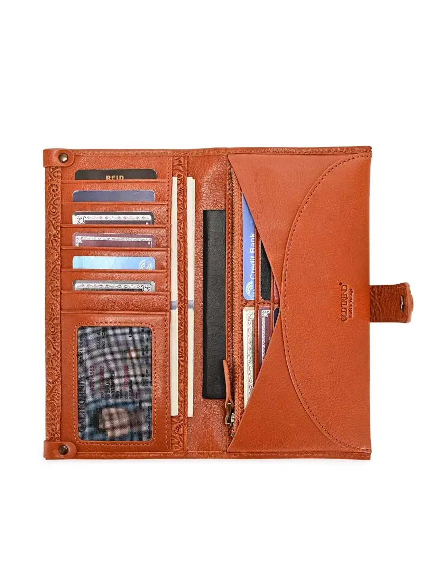 Браслет-портмоне Iris Bifold Old Trend — изображение 4 из 8, коричневый