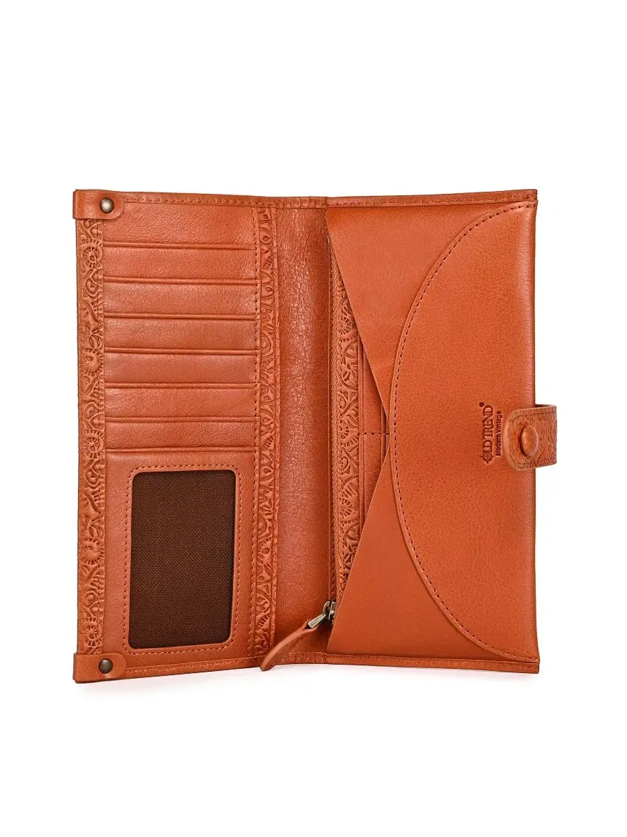 Браслет-портмоне Iris Bifold Old Trend — изображение 6 из 8, коричневый
