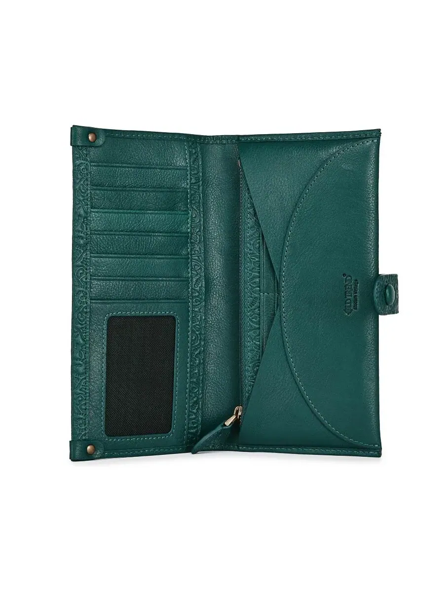 Браслет-портмоне Iris Bifold Old Trend — изображение 4 из 8, зеленый