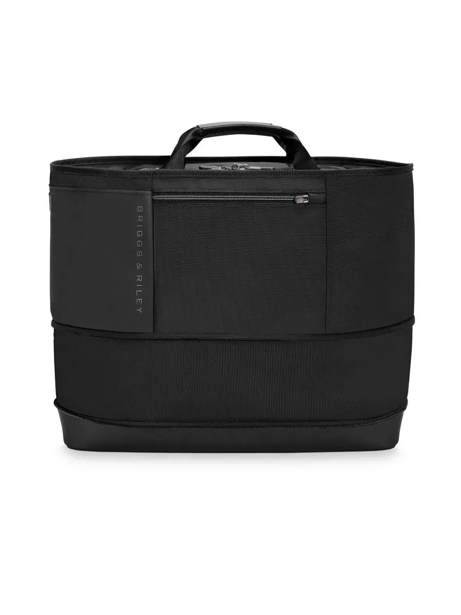 Сумка-дафл на колесиках с расширением, модель Expandable Overnighter Briggs & Riley — изображение 2 из 9, черный
