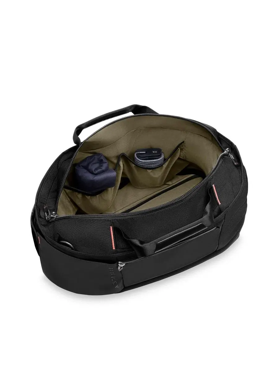 Сумка-дафл на колесиках с расширением, модель Expandable Overnighter Briggs & Riley — изображение 5 из 9, черный