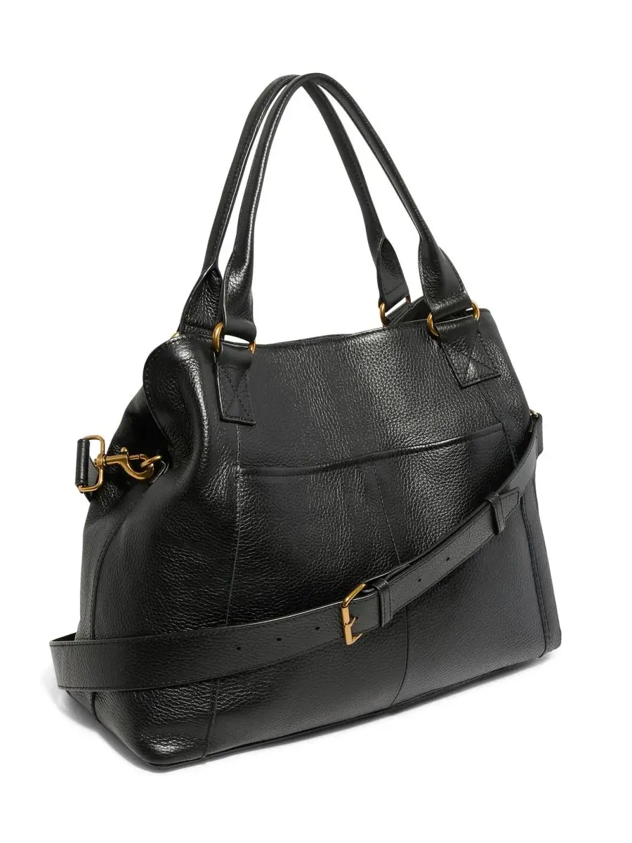 Сумка-шопер из кожи с регулируемым ремнем, Ada XL, American Leather Co — изображение 3 из 4, нет цвета