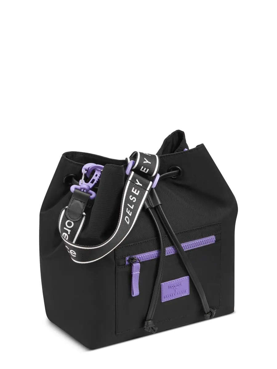 Сумка-ведро Yours Truly Florence by mills x Delsey Paris — изображение 2 из 9, черный