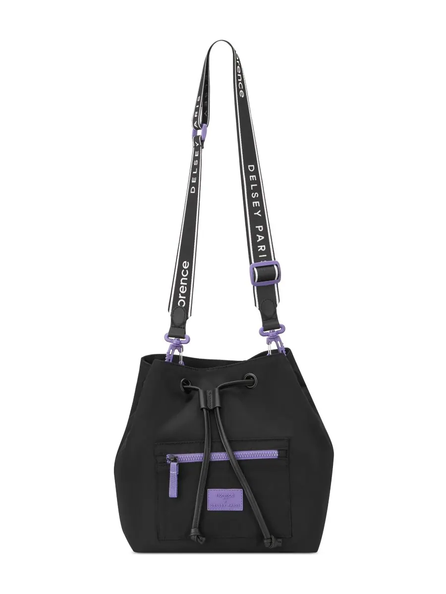 Сумка-ведро Yours Truly Florence by mills x Delsey Paris — изображение 7 из 9, черный