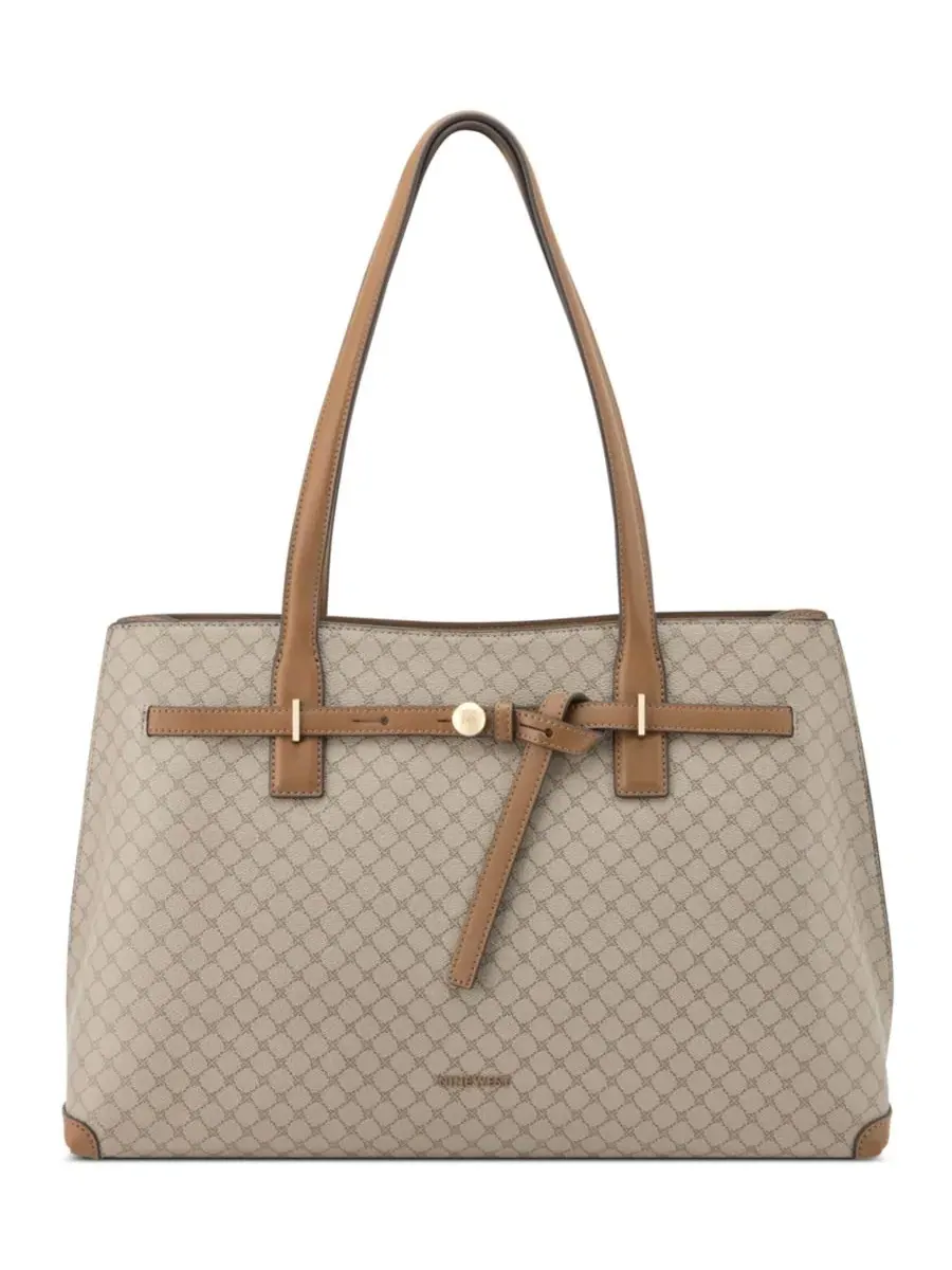 Сумка-шопер Nine West Tayci Laptop Large, с поясом, для ноутбука 13-15 дюймов